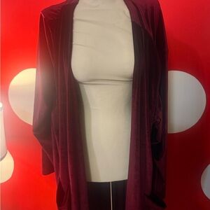 LuLaRoe Deep Red Women's Cardigan